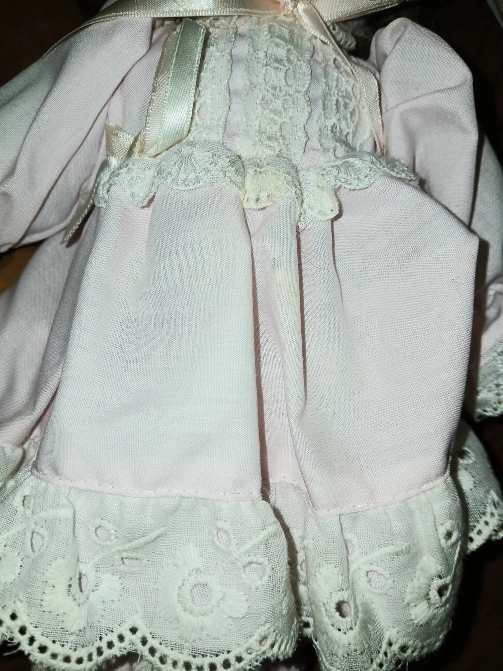 Delicate Pink Lace Baby Doll by